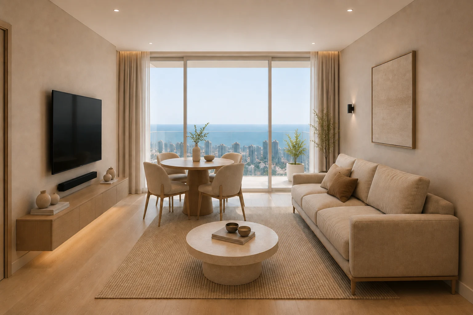 Proposed renovation concept — second living room view