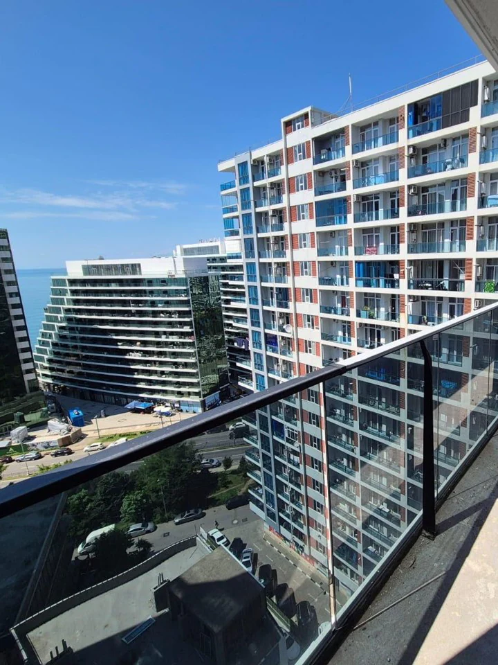 Sea view from the apartment balcony in Royal Residence